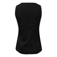 thumbnail image 4 of Daznico Women's Sleeveless Scoop Neck Ribbed Knit Tank Top, Fitted Basic Tight Shirt,Size M, 4 of 5