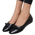 thumbnail image 4 of Aayomet Womens Casual Dress Shoes Low Heel On Casual Fashion Leisure Breathable Shoes Outdoor Womens Slip Shoes Women's casual,Black 6.5, 4 of 5