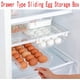 thumbnail image 1 of Contenedor para almacenar huevos BuyWeek Organizador para cajones de huevos para refrigerador tamaño grande L32 x W23 x H7,5 cm, 1 of 10