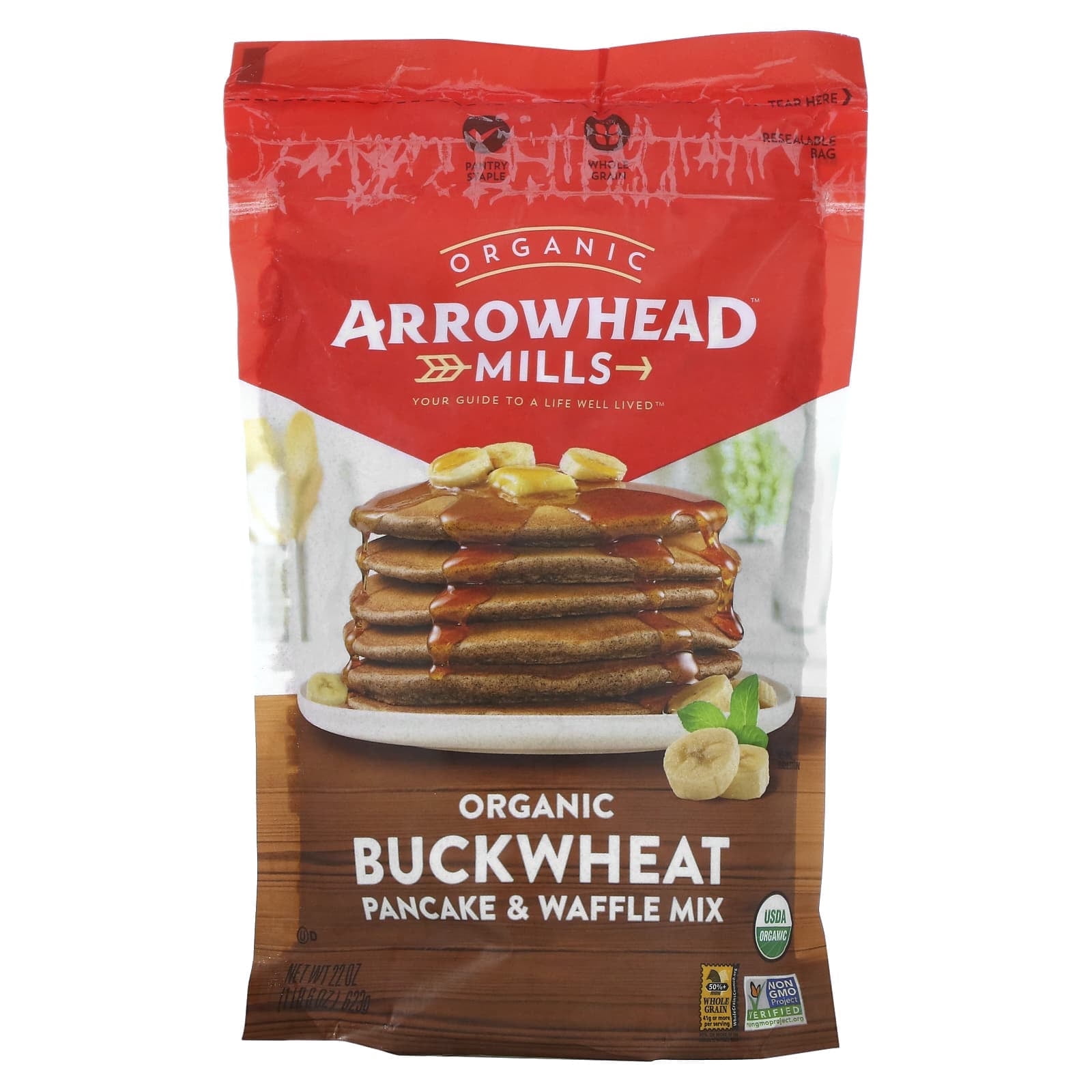 Birch & Meadow Buckwheat Pancake Mix - 1 Gallon Resealable Container, Fluffy & Soft