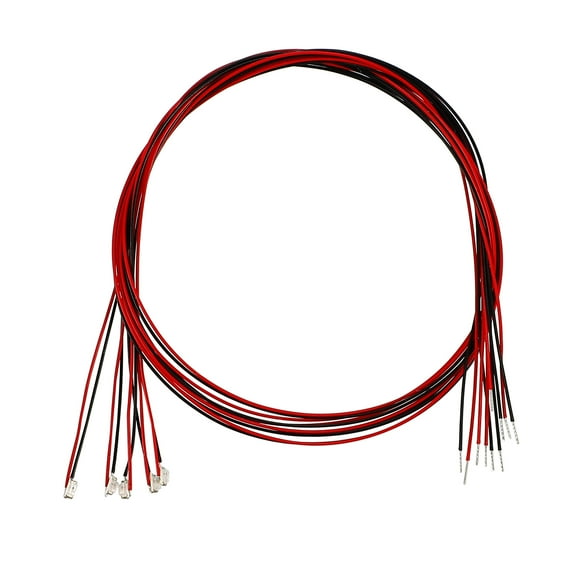 Uxcell 0603 DC 1.8-1.9V Surface Mounted Devices Prewired Micro LED Light Emitting Diode Red 5 Pack