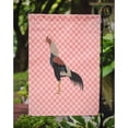 thumbnail image 3 of Caroline's Treasures BB7838GF Kulang Chicken Pink Check Flag Garden Size , Small, multicolor, 3 of 3