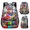 E, variant on Retro Arcade Character Oxford Backpack - Vintage 80s Video Game Print Casual Daypack - Large Capacity Lightweight Shoulder Bag for College Commute Travel & Streetwear