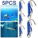 thumbnail image 5 of Buceo Doble Cabeza 316 Acero Inoxidable Gancho Flujo Buceo Gancho Doble Flujo Cuerda Seguridad Al Mar Gancho Doble Flujo (azul), 5 of 5