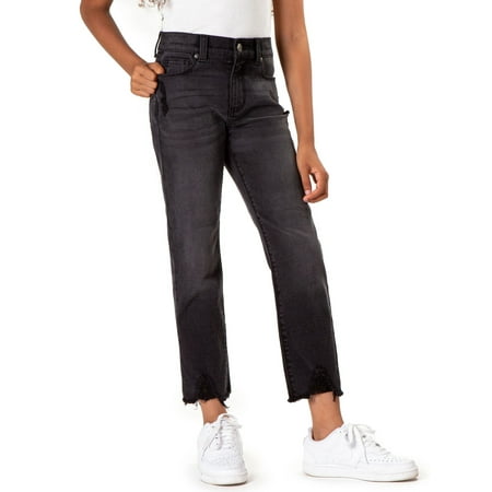 Jordache Girls High Rise Vintage Straight Ankle Jean, Sizes 5-18
