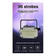 thumbnail image 4 of Sound-Activated Adjustable Speed Strobe Light with 36 Super Bright LEDs for DJ Stage Parties, 4 of 5