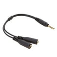 thumbnail image 2 of Audio de 3,5 mm Sunnimix 2 en 1 Cable adaptador de micrófono macho a hembra, 2 of 8