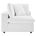 thumbnail image 6 of Modway Commix Down Filled Overstuffed Performance Velvet 3-Seater Sofa in White, 6 of 10