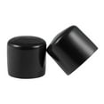 thumbnail image 2 of Uxcell 1.26'' Vinyl Round Caps Cover Screw Thread Protector Rubber Black 5pcs, 2 of 6