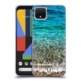 thumbnail image 1 of Head Case Designs Beautiful Beaches Transparent Seawaves Soft Gel Case Compatible with Google Pixel 4, 1 of 7