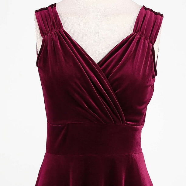 mango burgundy dress KAAREM - Mango Pine Overlap Side Slit Midi Dress main image 1