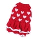 thumbnail image 5 of Corazón de perro Falda de Navidad Adorable Año Nuevo Mascota ropa de perro Suéter de perro Suministros para mascotas (Tamaño M), 5 of 7