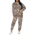 thumbnail image 1 of Conjunto de Pijama para Mujer Shendy Vendy Manga Larga Cuello Redondo con Estampado Transpirable, 1 of 4