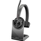 Pre-Owned Poly Voyager 4320 UC Wireless Headset + Charge Stand | Bluetooth + USB-C | Teams & Zoom Certified