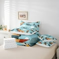 thumbnail image 6 of Castle Fairy Kids Cartoon Plane 7-Piece Twin Bedding Sets,Transportation Theme Bedding Comforter Set,Kawaii Airplane Breathable Sheet Sets,Lightweight Room Decor, 6 of 8