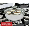 thumbnail image 3 of OCI 821 1 in. Excelsteel Stainless Steel 4 Cup Egg Poacher, 3 of 5