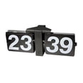 thumbnail image 3 of DOLITY Automatic Page Turning Clock Creative Auto Flip Clock for Home Desktop Hotel Black, 3 of 9
