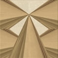 thumbnail image 1 of Ahgly Company Tapis d'Intérieur Lavables en Machine, Carrés Transitionnels, Marron Clair, 4' Carré, 1 of 7