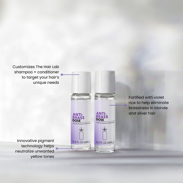 The Hair Lab Anti-Brass Custom Shampoo and Conditioner Dose Set