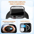 thumbnail image 2 of Pack para Apple Watch Series 10 46mm Protector Pantalla Case, Protector de pantalla de vidrio templ de cobertura total, Shock-Absorción TPU Cover, Antiarañazos (Transparente + Negro), 2 of 3