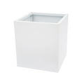 thumbnail image 5 of ToppiJoy 18*18*20in Steel Planter Box, White Metal Planter, Large Square Indoor Outdoor Planters Cube with Removable Inner Plate, Heavy Duty Flower Pot for Patio Garden Yard, 5 of 12