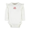 thumbnail image 4 of Gerber Baby Girl Long Sleeve Onesies Bodysuit, Pant & Headband Outfit Set, 3-Piece, (Newborn - 18 Months), 4 of 9