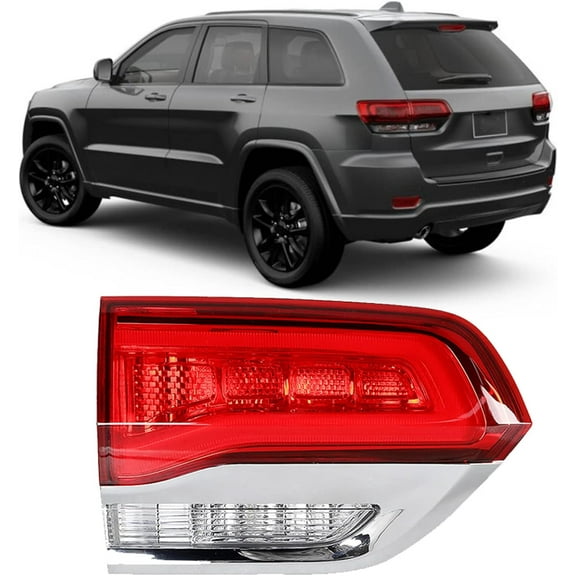 SHZAITOR Left Side Tail Light Assembly Replacement for Grand Cherokee 2014-2019 Inner Driver Side Rear Brake Lamp 68110047AD CH2802105