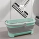 thumbnail image 4 of Cubo grande para trapeador, 4.2 galones (17 L), con asa, para limpieza del hogar, ahorro de espacio, para exteriores, multiusos, plegable, para acampar, de plástico, plegable., 4 of 6
