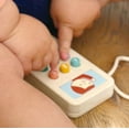 thumbnail image 6 of Mentari Toys - Mobile Phone - Wooden 12 Squishy Buttons and Secure Travel Strap - Number Recognition and Fine Motor Skills Development - Age 2+, 6 of 7