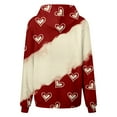 thumbnail image 5 of Bjutir Valentines Day Women Tops 2024 Fashion Sweatshirt Printed Round Neck Long Sleeved Casual Hoodie, 5 of 5