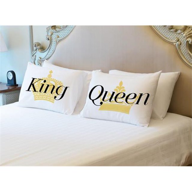 One Bella Casa 73178CSE Oreiller King & Queen - Multicolore&44; Lot de 2