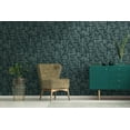 thumbnail image 3 of Teal Beaded Metallic Plain Textured Wallpaper R8435, 3 of 4