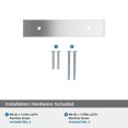 thumbnail image 5 of Amerock Maymont 3 inch (76mm) Center-to-Center Rectangle Polished Chrome Cabinet Pull Backplate, 5 of 7