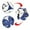 White, variant on Color Flipping Smooth Sphere Hand Toy Multifunctional Retractable Educational Stress Sensory Play for Kids Adults
