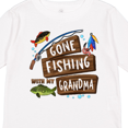 thumbnail image 4 of Inktastic Gone Fishing with My Grandma Boys or Girls Long Sleeve Toddler T-Shirt, 4 of 5