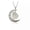 White Cristal, variant on Natural Quartz Crystal Pendant Chakra Healing Gemstone Moon Necklace Jewelry-Amethyst