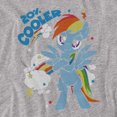 thumbnail image 2 of My Little Pony Tv 20 Percent Cooler Women's T Shirt, Athletic Heather, Large, 2 of 6