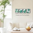thumbnail image 5 of Green Botanical Wall Art Print Set of 4 Tropical Leaves Plants Pictures Print Poster Modern Artwork Nature Plant for Livingroom Bedroom Bathroom Home Office Kitchen, 5 of 7
