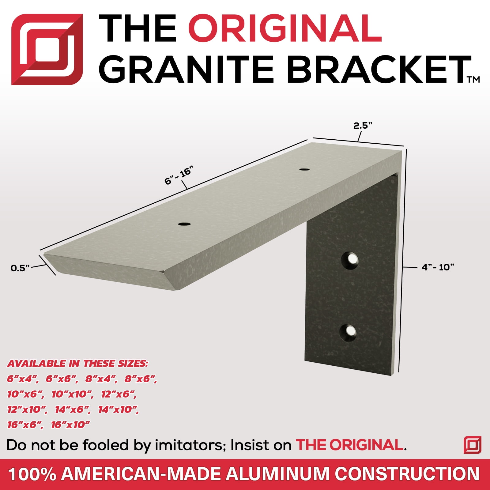 Regular Wood Shelf Bracket - 10x06