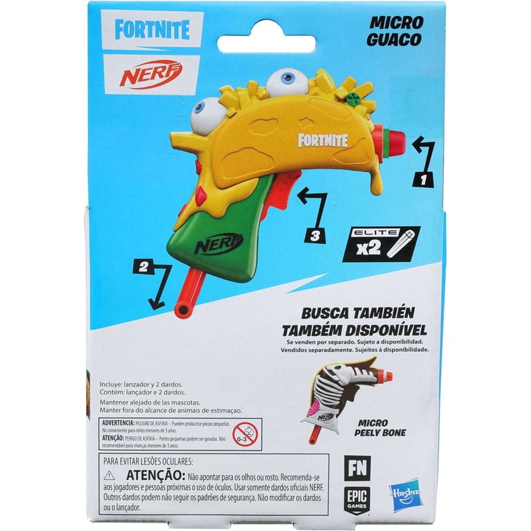 Nerf Fortnite Collection Micro Tempête De Verglas : Inclut 6 Blasters Et 12 Flechettes Nerf Elite Officielles