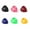 A, variant on 6pcs Triangular Guitar Pick Organizers ABS Materials Light weight Portable Guitar Pick Storage Box For Guitarists