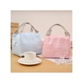 thumbnail image 4 of Oxford Cloth Insulated The rmal Cooler Lunch Bag Pouch Picnic Storage Box, 4 of 4