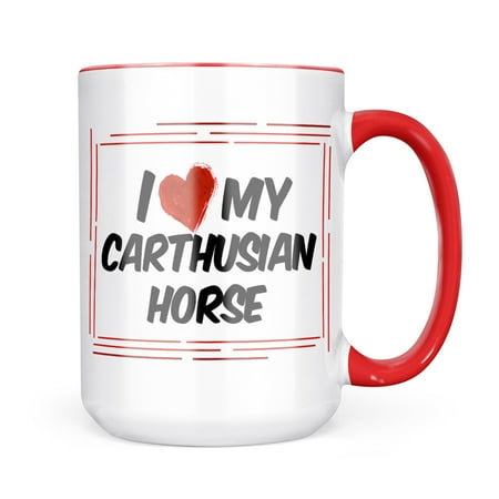 

Neonblond I Love my Carthusian Horse Andalusian Horse Mug gift for Coffee Tea lovers