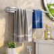 thumbnail image 2 of Kit De Ganchos De Baño BLOOSOM 8 Uds Plata Autoadhesivos de Acero Inox, 2 of 4