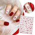 for Nails Big Rhinestones for Nails French Tip Stickers Nail Strips