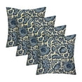 thumbnail image 1 of RSH Décor Indoor Outdoor Set of 4 Pillows 20" x 20", Tucker Resist Indigo Blue, 1 of 6