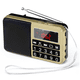 thumbnail image 1 of Radio portátil FM, radio de onda corta con el mejor efecto de recepción, salida de auriculares/entrada auxiliar/MP3/altavoz externo/tarjeta TF, almacena estaciones automáticamente y funciona con, 1 of 5