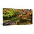thumbnail image 2 of Fall Trees in Bright Colors - Landscape Canvas Art Print, 2 of 3
