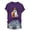Purple, variant on JOANKDMI Witch Ghost Halloween Shirts for Women Short Sleeve Pumpkin Spice Latte Graphic Tees Casual Fall Autumn Crewneck T-Shirt Novelty Holiday Party Tops