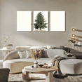 thumbnail image 2 of Ullo0ord 3pcs Festive Christmas Wall Art Set - Snowman, Pine Tree Merry Christmas Canvas Prints with Wooden Frame - Ideal for Living Room, Office, Bedroom Decor 12*16inch*3pcs, 2 of 5